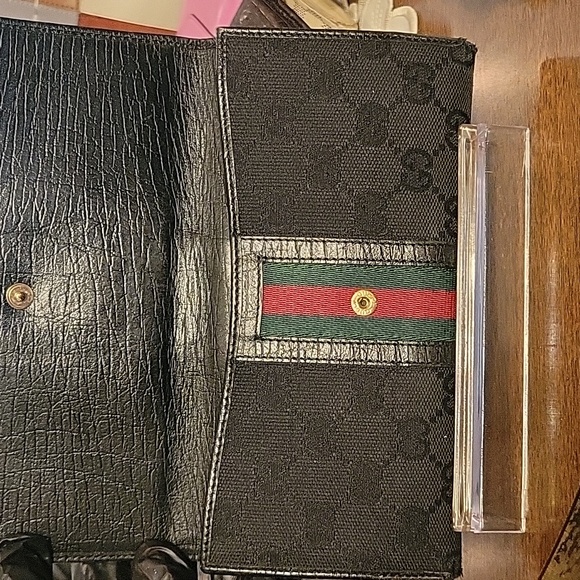 Gucci Ophidia Long Black Wallet - Picture 2 of 6